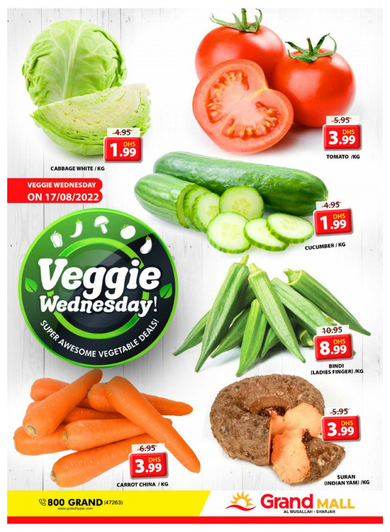 Veggie Wednesday - Grand Mall Sharjah