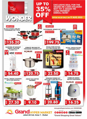 Wonder Deals - Grand Hypermarket Jebel Ali