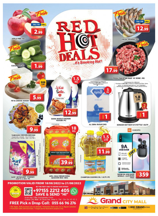 Red Hot Deals - Grand City Mall