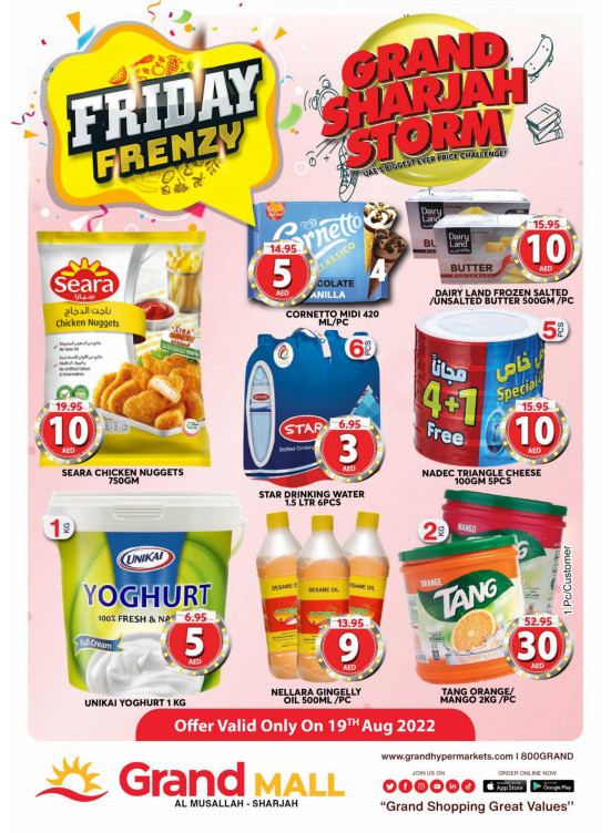 Friday Offers - Grand Mall Sharjah