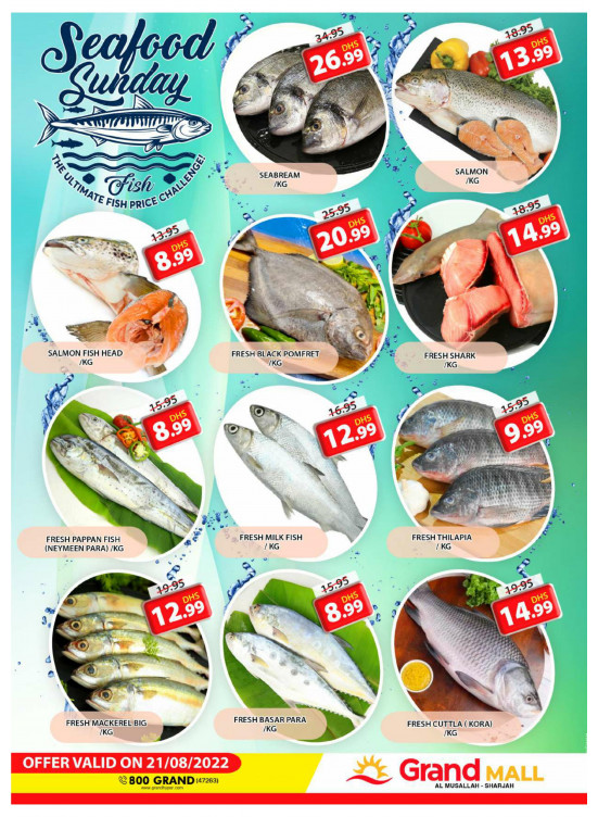 Seafood Sunday - Grand Mall Sharjah