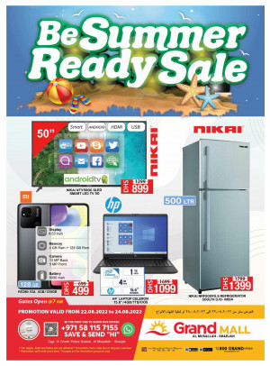 Summer Sale - Grand Mall Sharjah
