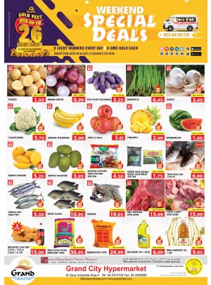 Weekend Special Deals - Grand City Mall