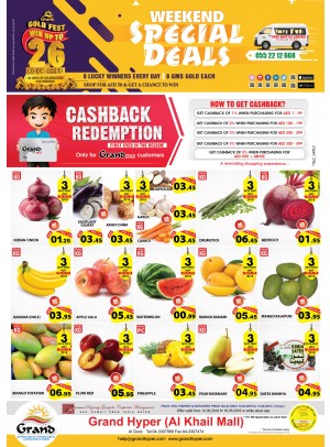 Weekend Special Deals - Grand Hyper Al Khail Mall