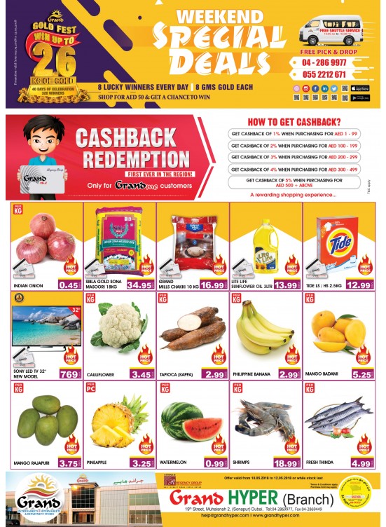 Weekend Special Deals - Grand Hyper Muhaisnah