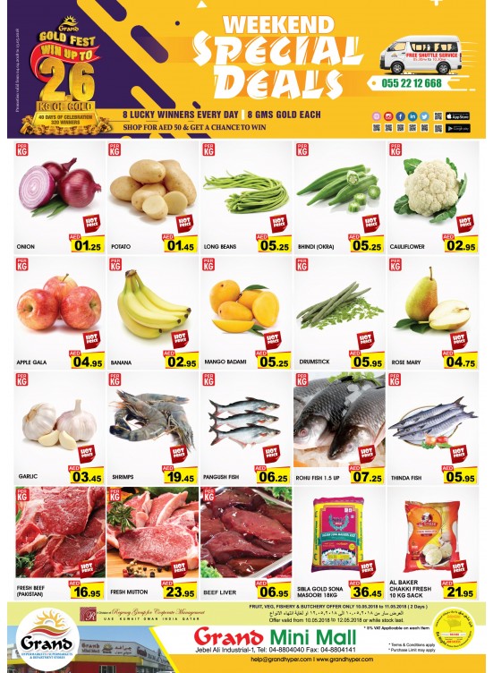 Weekend Special Deals - Grand Mini Mall