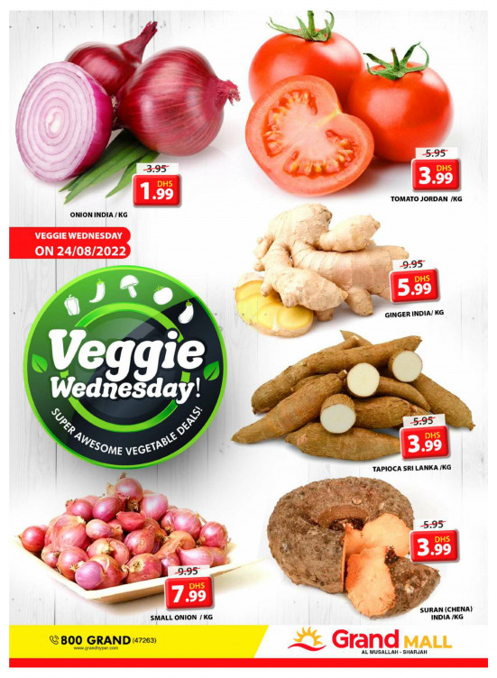 Veggie Wednesday - Grand Mall Sharjah