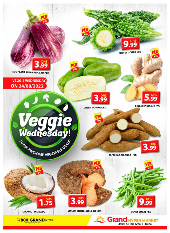 Veggie Wednesday - Grand Hypermarket Jebel Ali