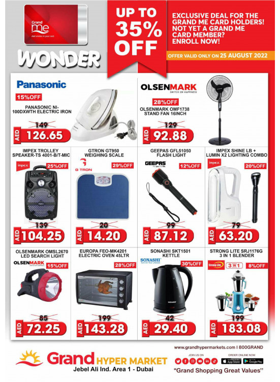 Wonder Deals - Grand Hypermarket Jebel Ali