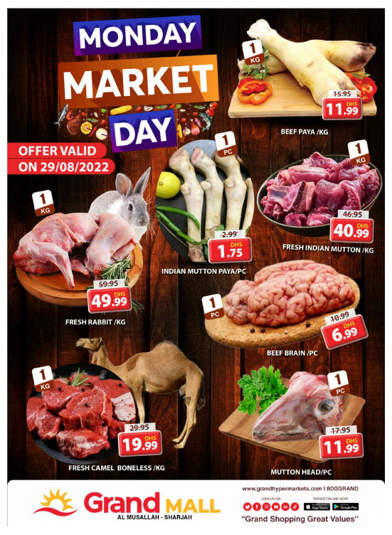 Meat Monday Grand Mall Sharjah from Grand Hypermarket until 29th