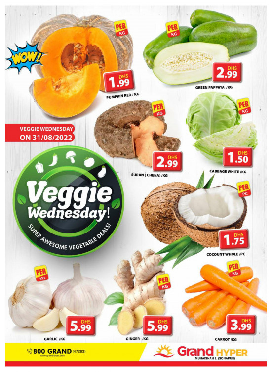 Veggie Wednesday - Grand Hyper Muhaisnah