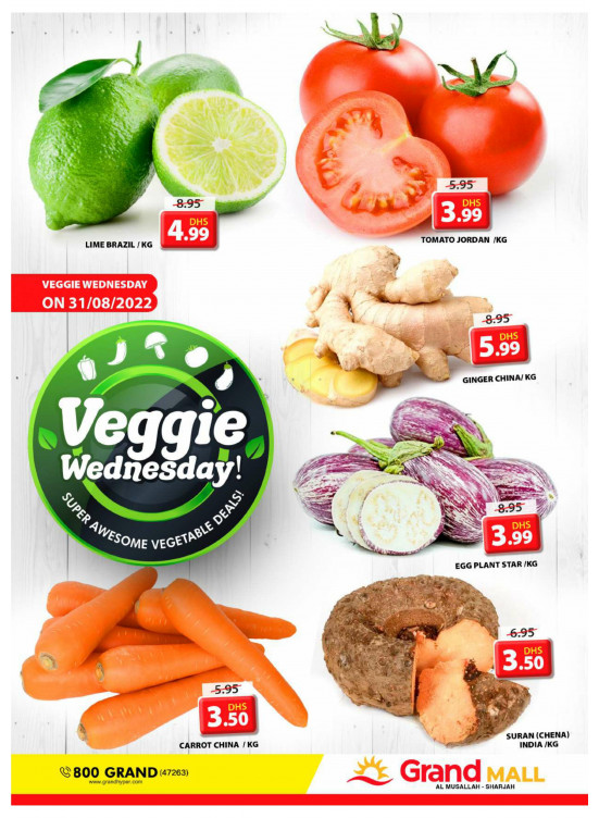 Veggie Wednesday - Grand Mall Sharjah