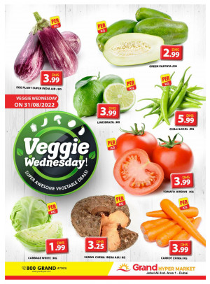 Veggie Wednesday - Grand Hypermarket Jebel Ali