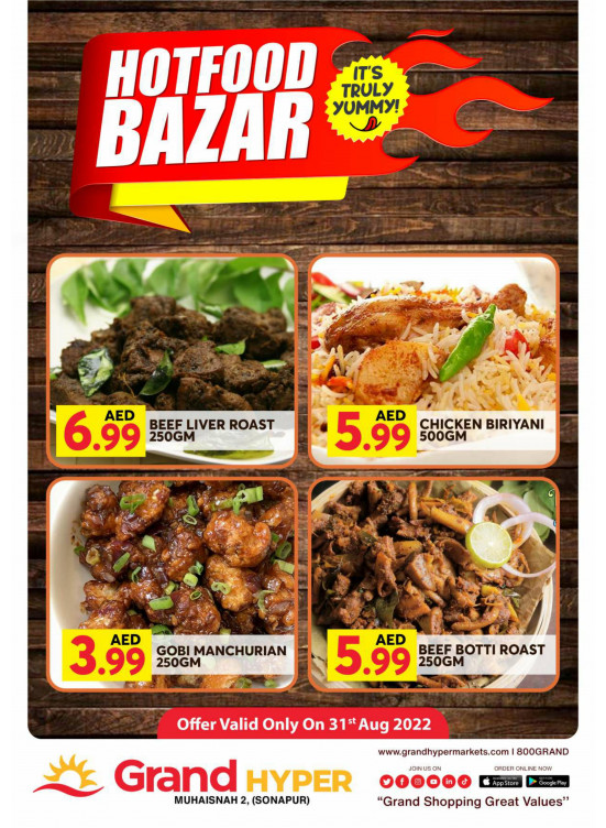 Hot Food Bazar - Grand Hyper Muhaisnah