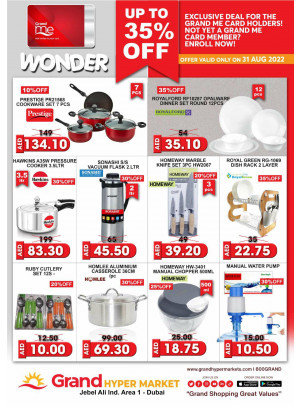 Wonder Deals - Grand Hypermarket Jebel Ali