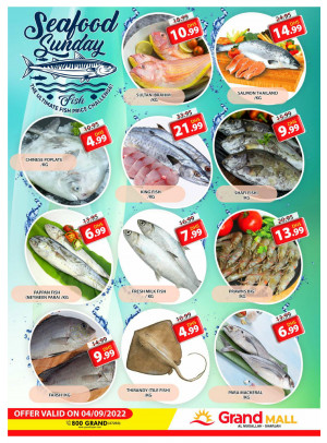 Seafood Sunday - Grand Mall Sharjah