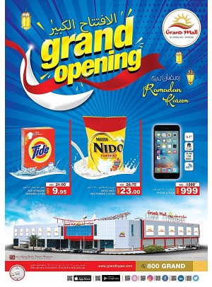 Grand Opening Offers - Grand Mall Sharjah