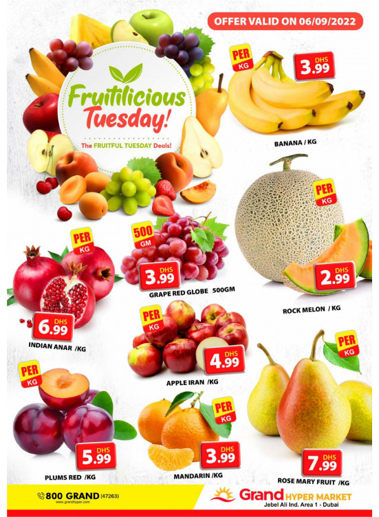 Fruitilicious Tuesday - Grand Hypermarket Jebel Ali
