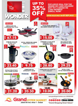 Wonder Deals - Grand Hypermarket Jebel Ali