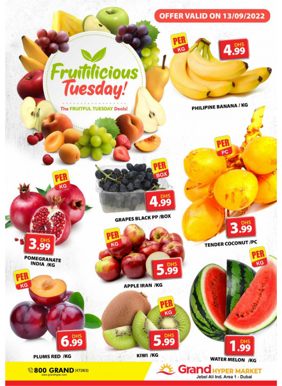 Fruitilicious Tuesday - Grand Hypermarket Jebel Ali