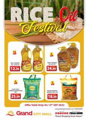 Rice & Oil Festival - Grand City Mall