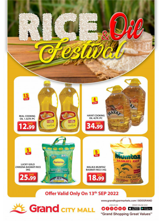 Rice & Oil Festival - Grand City Mall