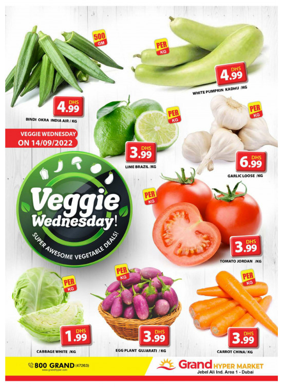 Veggie Wednesday - Grand Hypermarket Jebel Ali