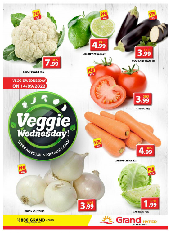 Veggie Wednesday - Grand Hyper Al khail Mall