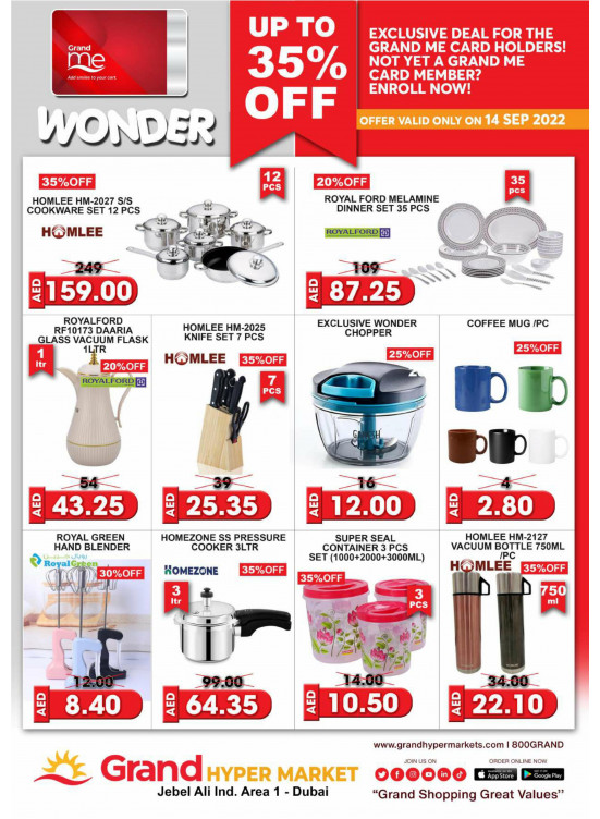 Wonder Deals - Grand Hypermarket Jebel Ali