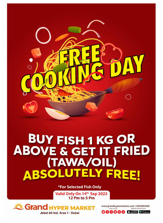 Free Cooking Day - Grand Hypermarket Jebel Ali