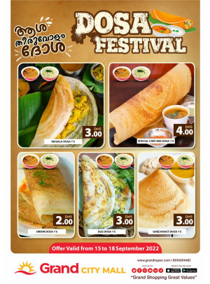 Dosa Festival - Grand City Mall