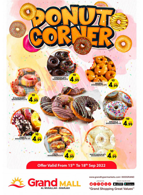 Donut Offers - Grand Mall Sharjah