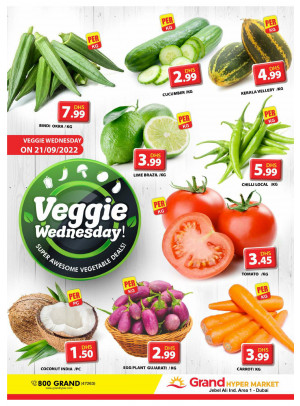 Veggie Wednesday - Grand Hypermarket Jebel Ali
