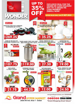 Wonder Deals - Grand Hypermarket Jebel Ali