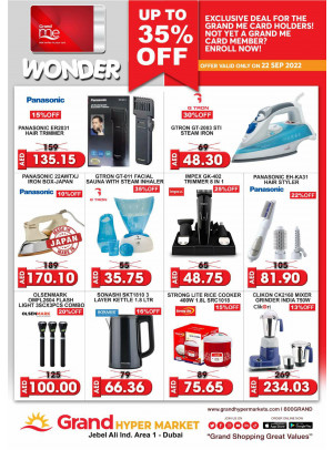 Wonder Deals - Grand Hypermarket Jebel Ali