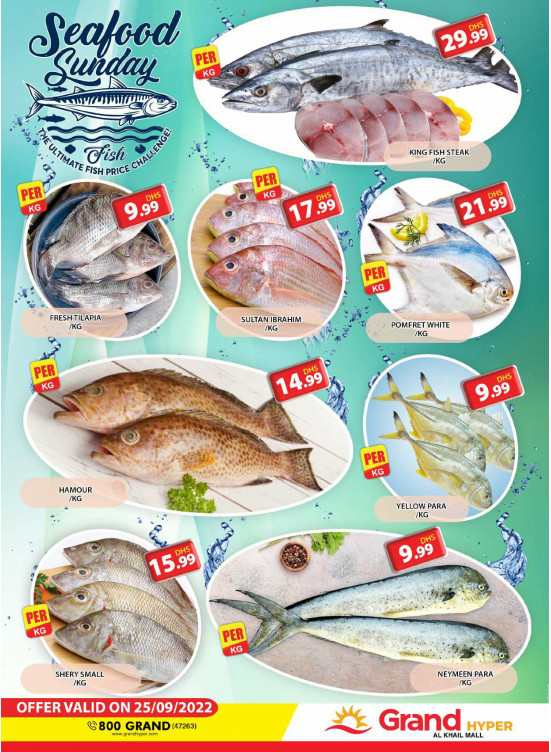 Seafood Sunday - Grand Hyper Al Khail Mall
