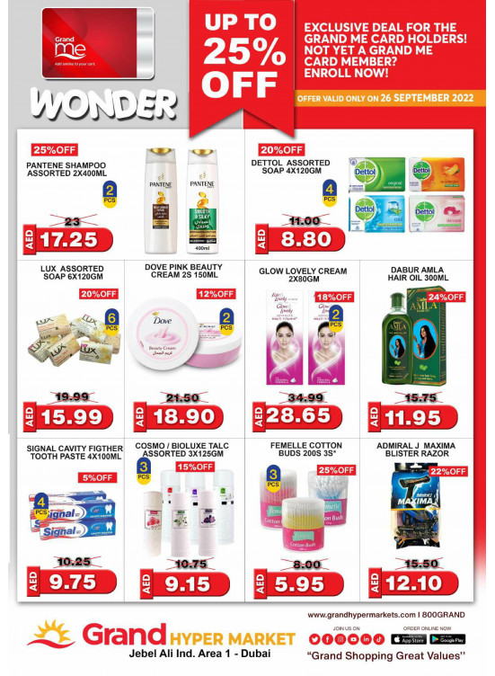 Wonder Deals - Grand Hypermarket Jebel Ali