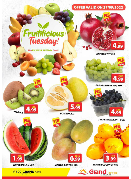 Fruitilicious Tuesday - Grand Hyper Al Khail Mall