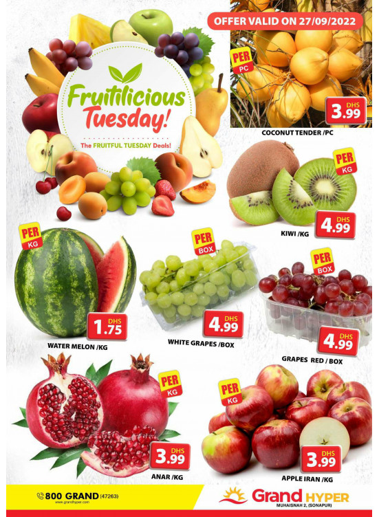 Fruitilicious Tuesday - Grand Hyper Muhaisnah