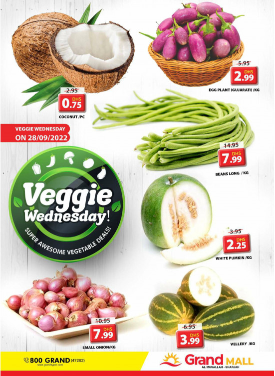 Veggie Wednesday - Grand Mall Sharjah