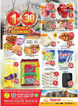 Weekend Deals - Grand City Mall