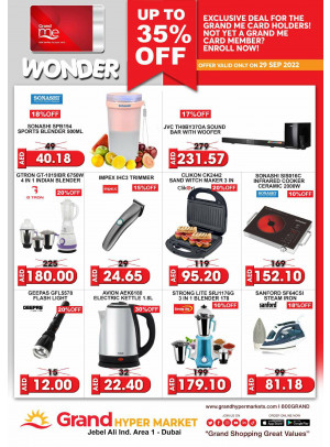 Wonder Deals - Grand Hypermarket Jebel Ali