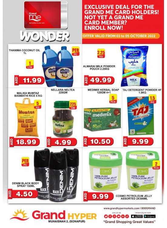 Wonder Deals - Grand Hyper Muhaisnah