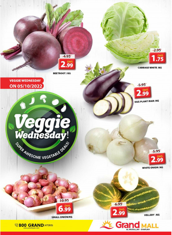 Veggie Wednesday - Grand Mall Sharjah