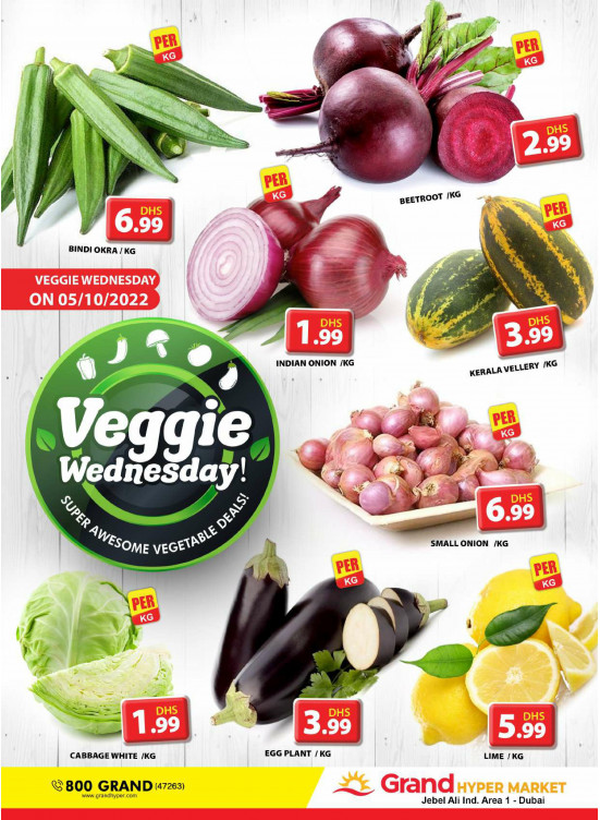 Veggie Wednesday - Grand Hypermarket Jebel Ali
