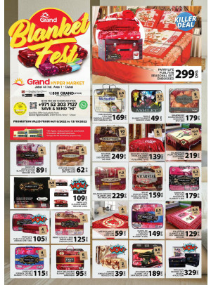 Blanket Fest - Grand Hypermarket Jebel Ali