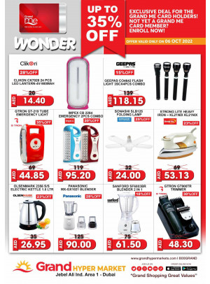 Wonder Deals - Grand Hypermarket Jebel Ali