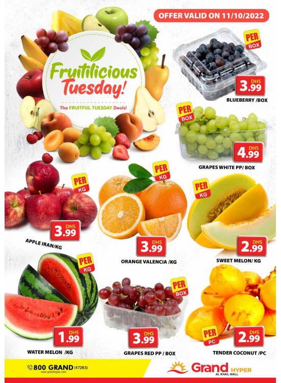 Fruitilicious Tuesday - Grand Hyper Al Khail Mall