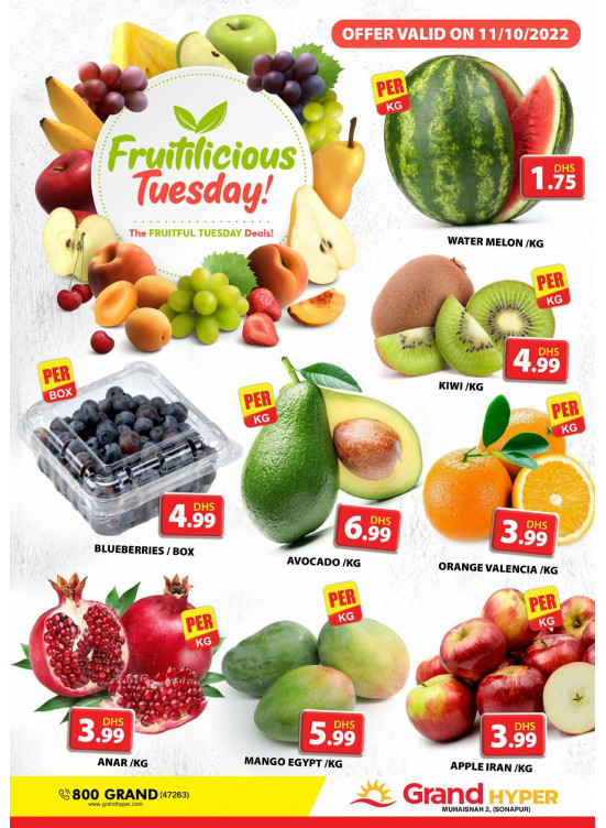 Fruitilicious Tuesday - Grand Hyper Muhaisnah