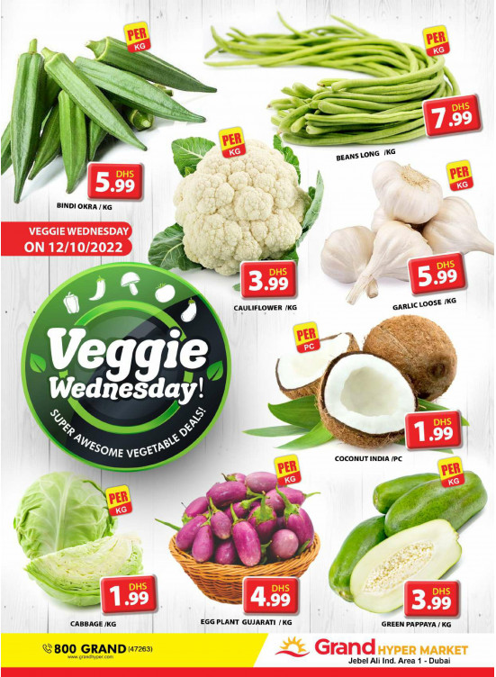 Veggie Wednesday - Grand Hypermarket Jebel Ali
